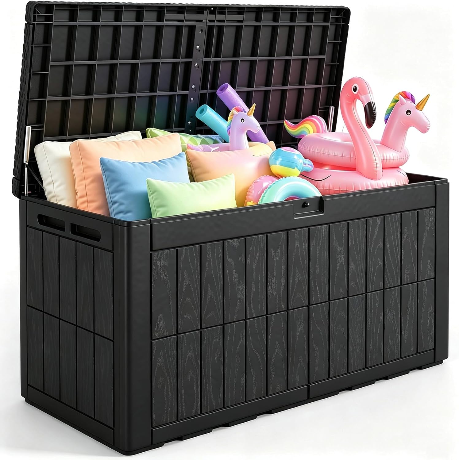 Outdoor Furniture With Storage For Cushions - 120 Gallonen Große Outdoor-Aufbewahrungsbox mit wetterfester