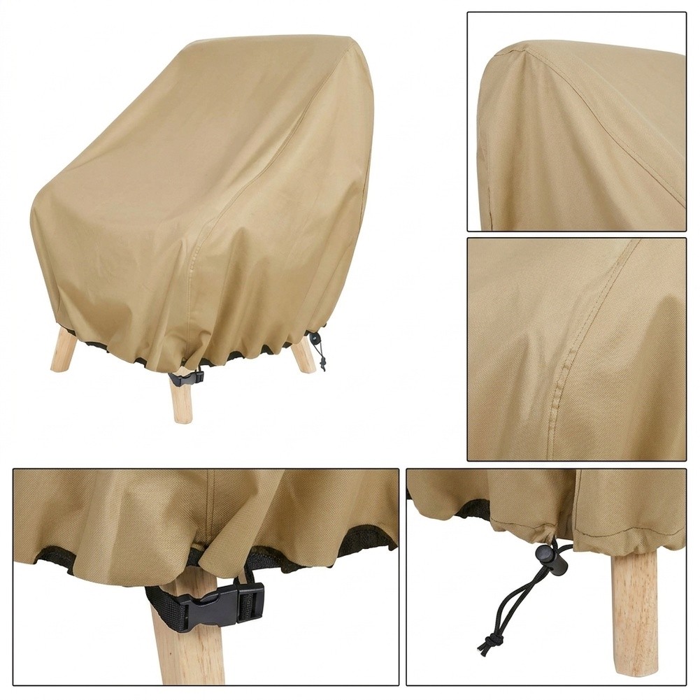 Outdoor Furniture Lounge - Wasserdichte Gartenstuhl-Abdeckung für Outdoor-Loungesessel, Einzel-Liegestuhl-Abdeckung, passend