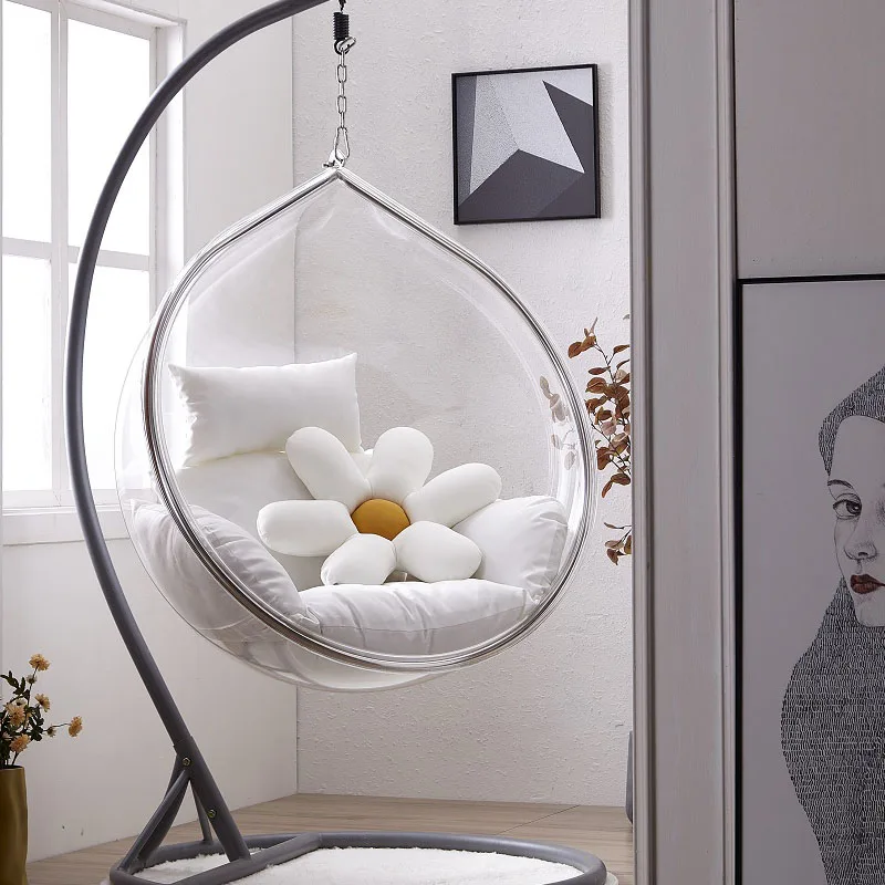 Hanging Egg Chair - Premium Stand-Hängesessel für den Innenbereich, transparent,