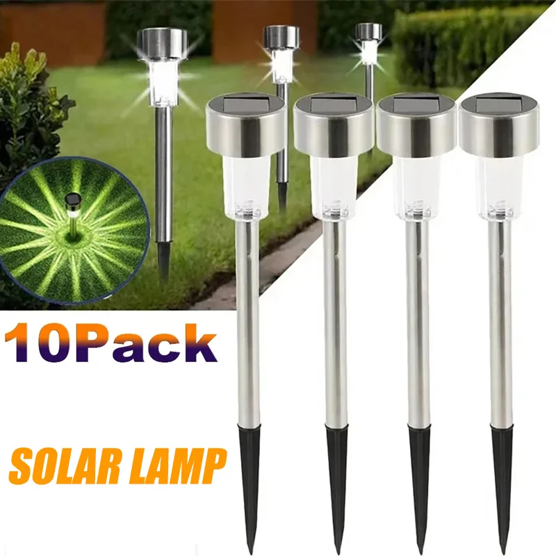Outdoor Furniture Decor - Solar-Außenleuchten, Gartenlampe, solarbetrieben, wasserdicht, Landschaftspfad im