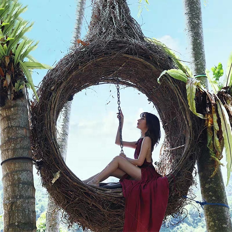 Outdoor Furniture Bali Style - Heißer Verkauf Bali Stil Vogelnest Schaukel