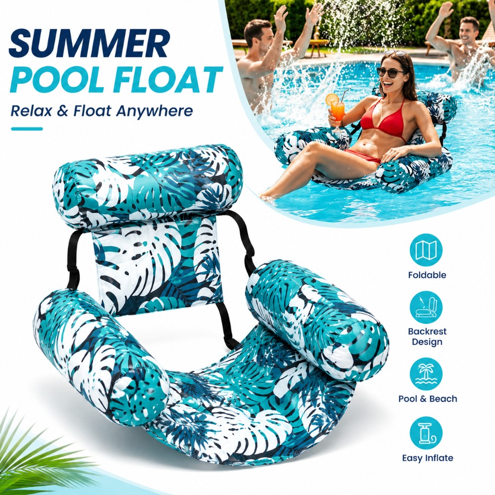 Outdoor Furniture Lounge - Robuster aufblasbarer Pool-Loungesessel für Erwachsene –