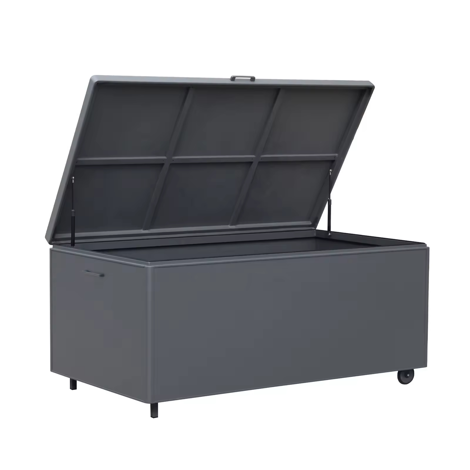 Outdoor Furniture With Storage For Cushions - Wasserdichte Outdoor-Aufbewahrungsbox aus Aluminium und PVC,