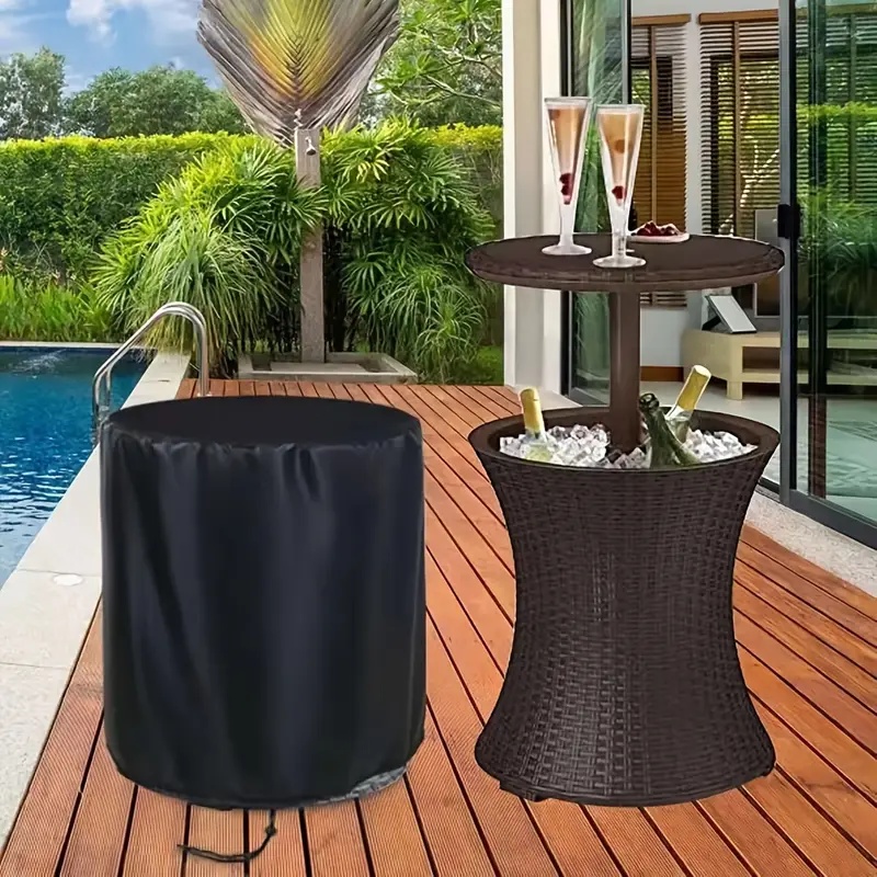 Outdoor Furniture Philippines - Gewebte Tischabdeckung für den Außenbereich, Terrassentischabdeckung,