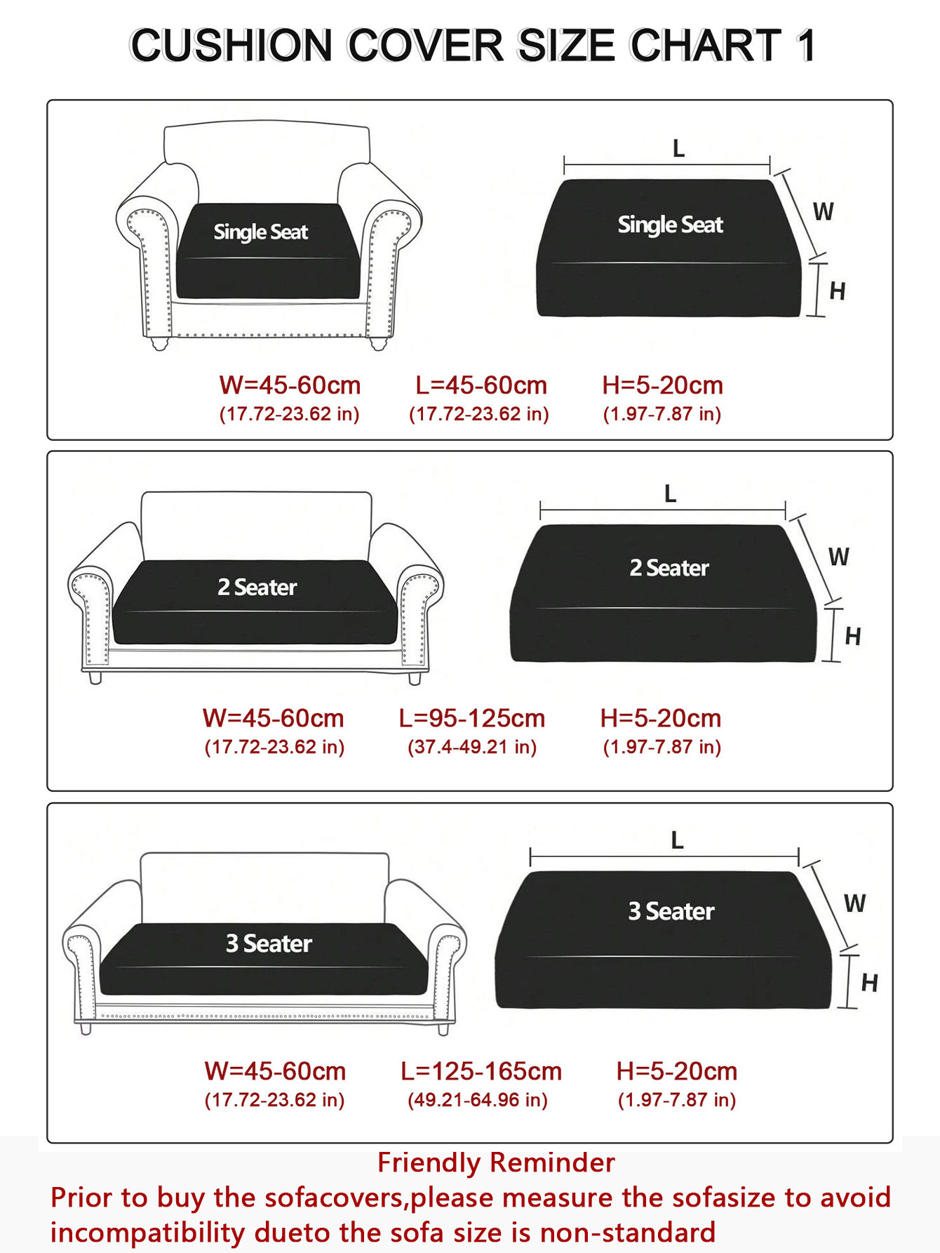 1pc Wasserdichte Sofa Kissen A – Outdoor Furniture With Storage For Cushions Bewertung und Preis