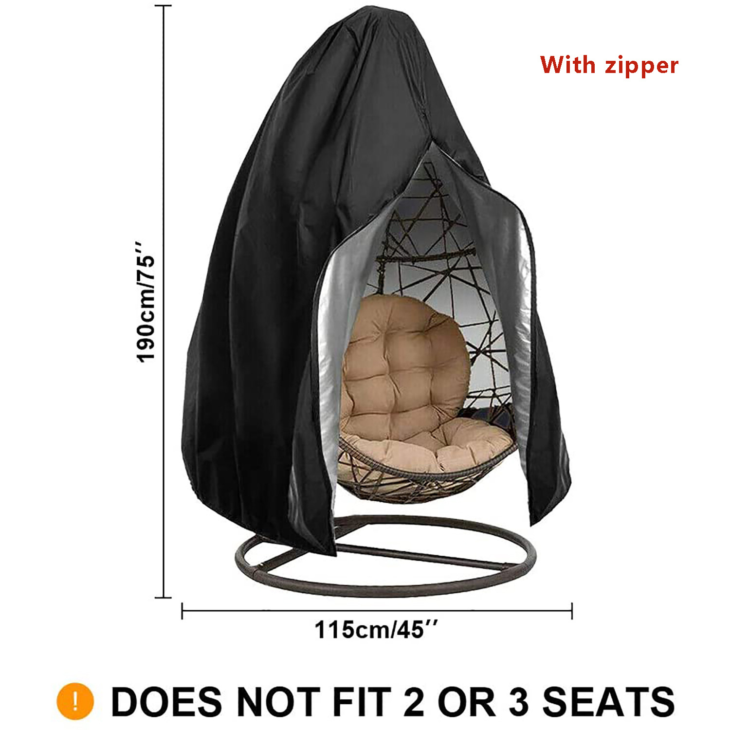 1 Stück Hängesessel-Abdeckung  – Hanging Egg Chair Bewertung und Preis
