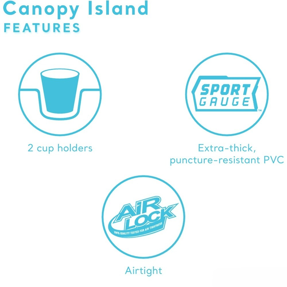 Canopy Island aufblasbarer Poo – Outdoor Furniture Lounge Bewertung und Preis
