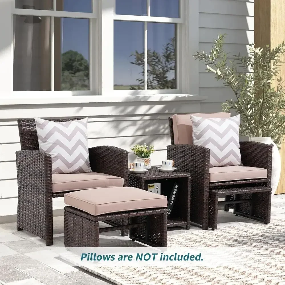 5-teiliges Gartenmöbel-Set mit – Outdoor Furniture With Storage For Cushions Bewertung und Preis