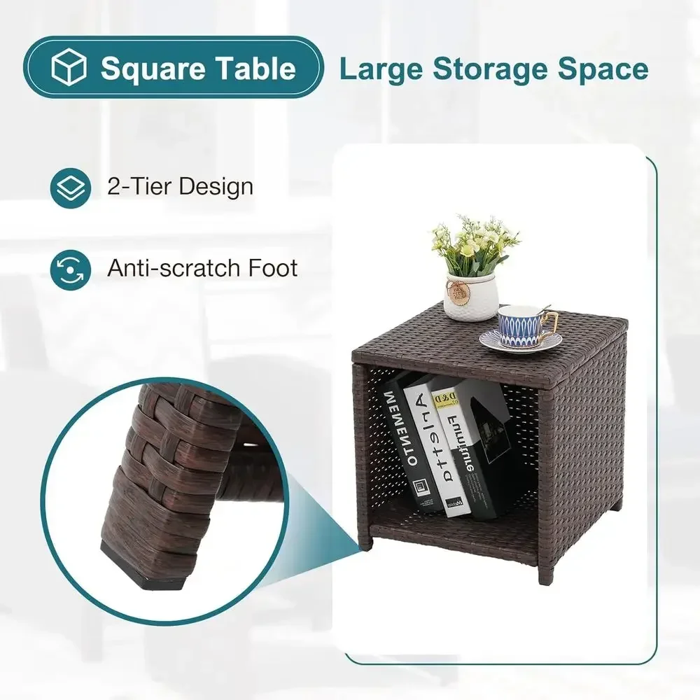 5-teiliges Gartenmöbel-Set mit – Outdoor Furniture With Storage For Cushions Bewertung und Preis