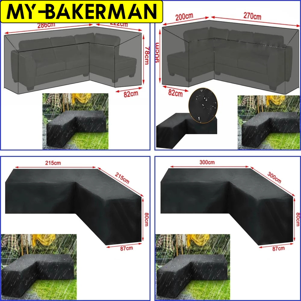 L-förmige Möbelabdeckung, wass – Outdoor Furniture L Shape Bewertung und Preis