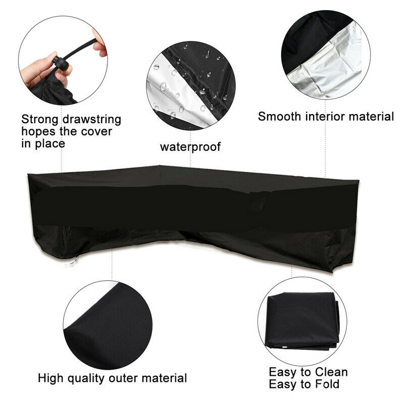L-förmige Möbelabdeckung, wass – Outdoor Furniture L Shape Bewertung und Preis
