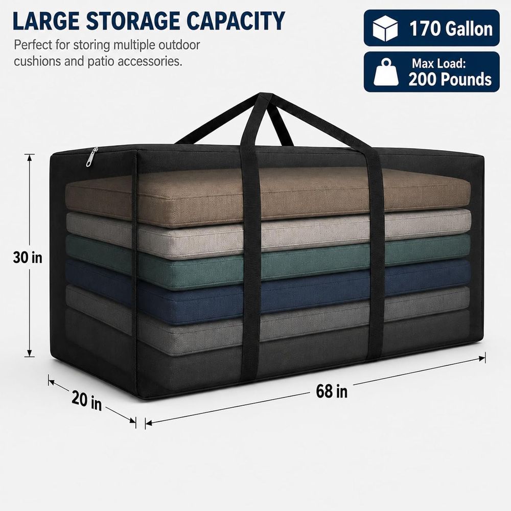 177 Gallonen extra große Aufbe – Outdoor Furniture With Storage For Cushions Bewertung und Preis