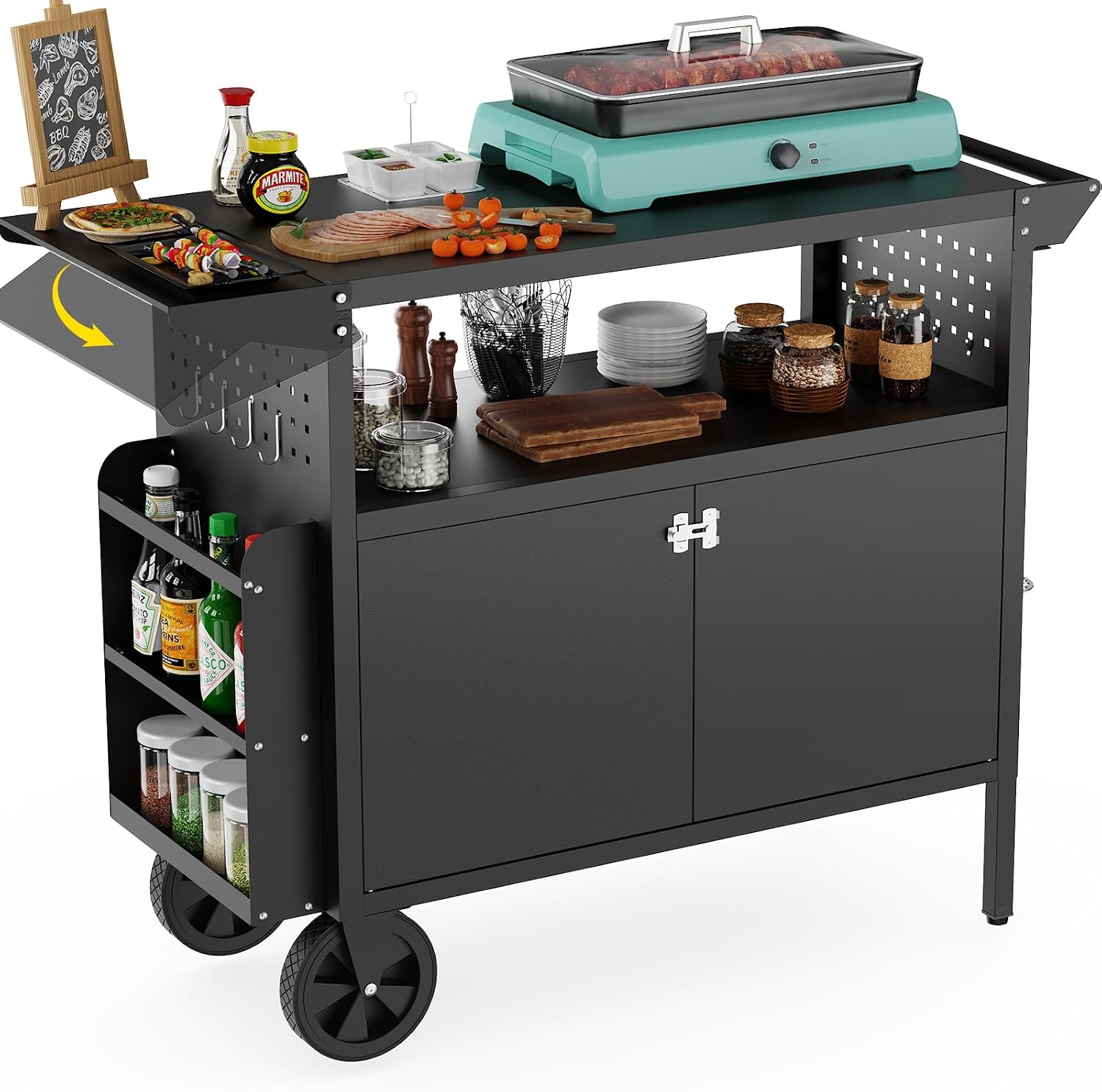 Outdoor-Grillwagen mit Staurau – Outdoor Furniture Philippines Bewertung und Preis