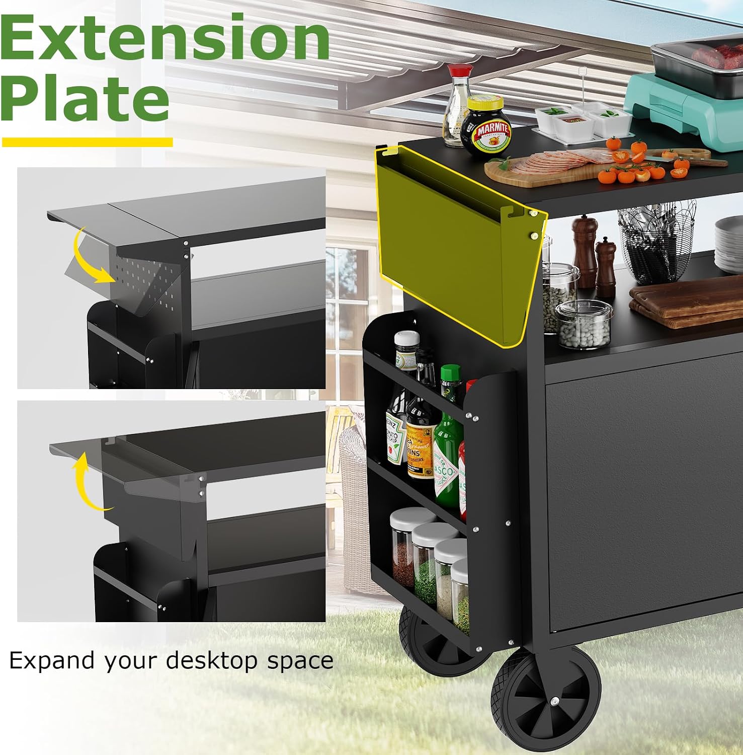 Outdoor-Grillwagen mit Staurau – Outdoor Furniture Philippines Bewertung und Preis