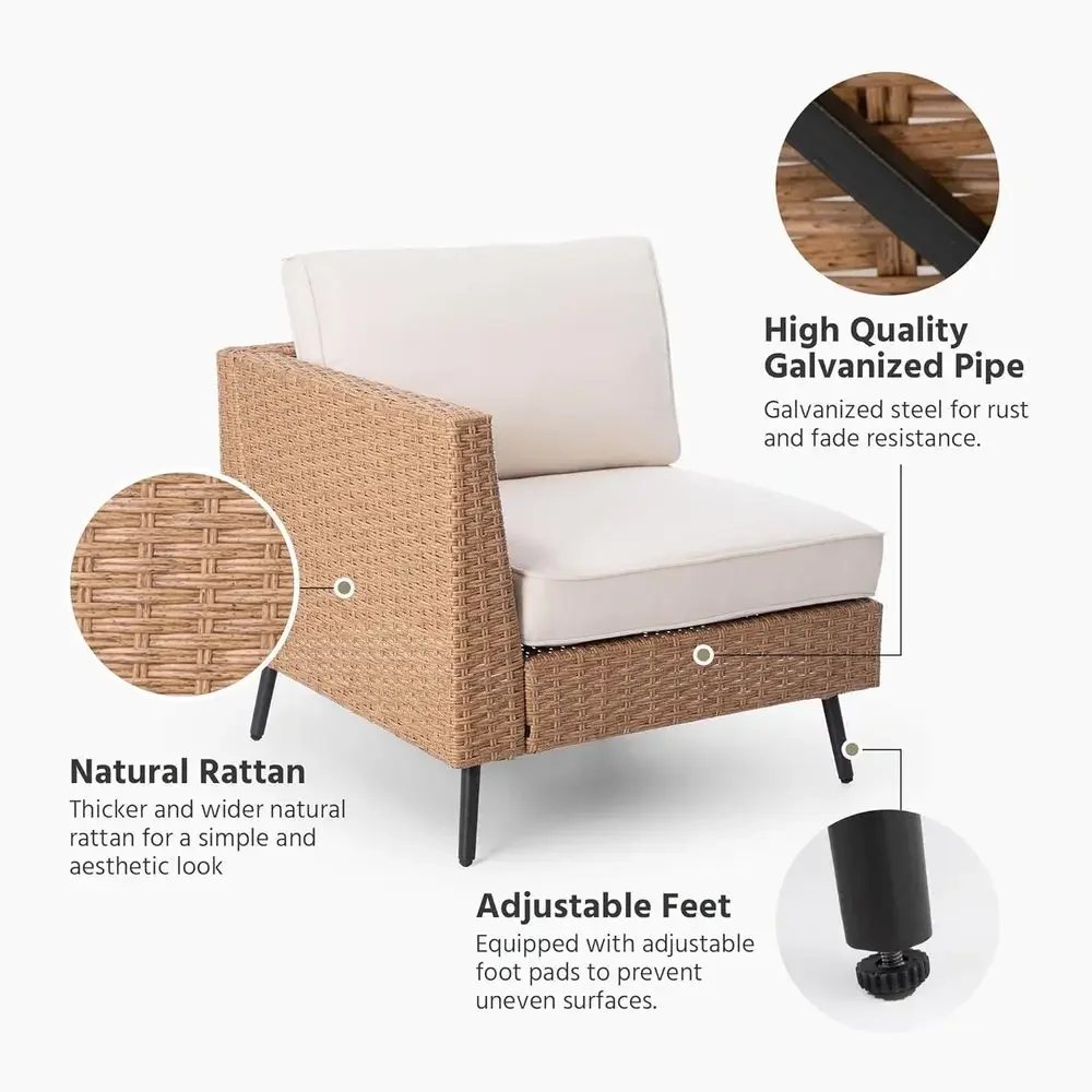 6-teiliges Gartenmöbel-Set, Ra – Outdoor Furniture With Storage For Cushions Bewertung und Preis