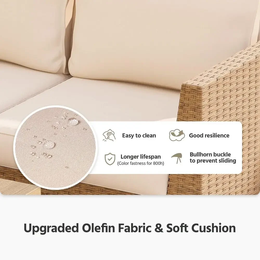 6-teiliges Gartenmöbel-Set, Ra – Outdoor Furniture With Storage For Cushions Bewertung und Preis