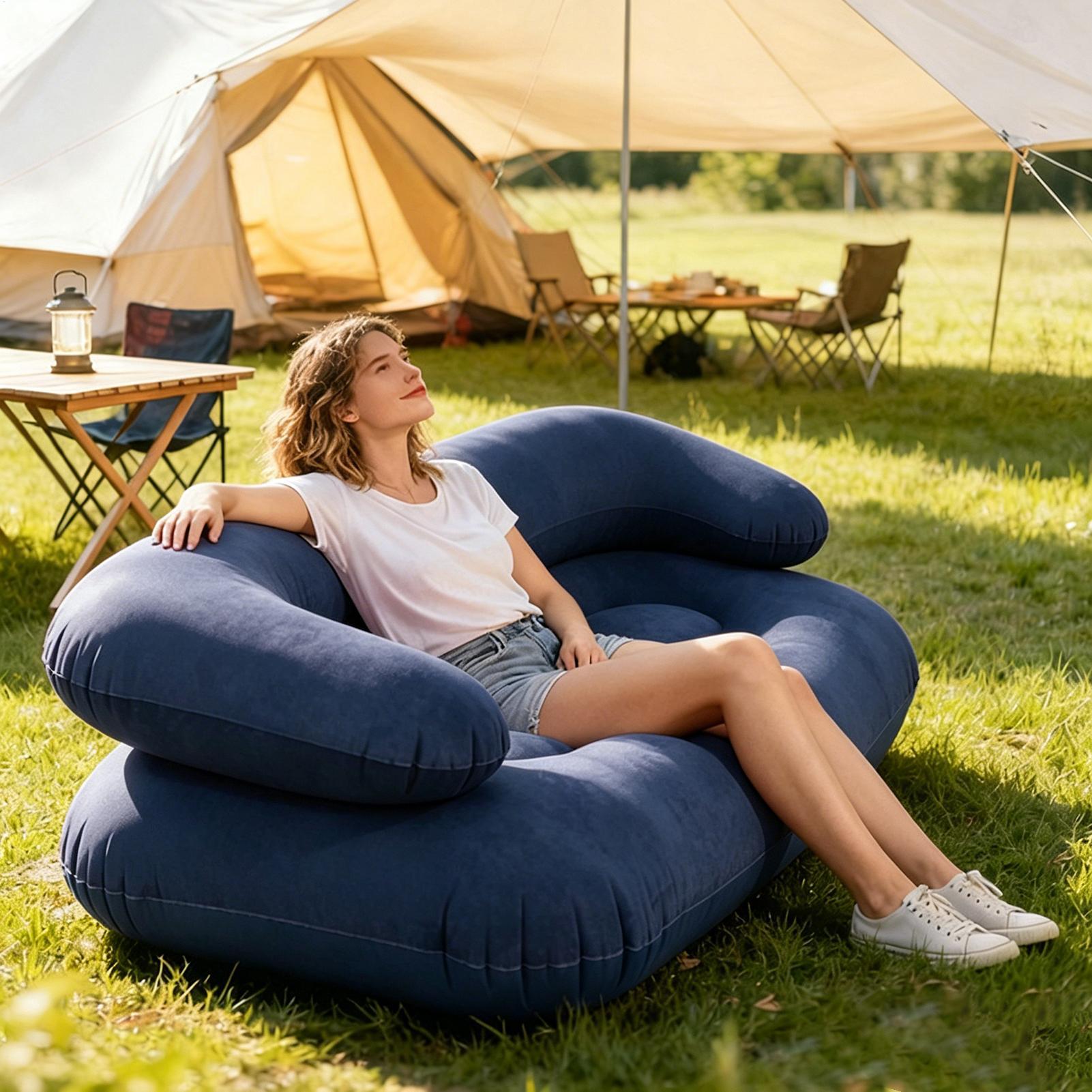 Doppeltes Aufblasbares Luftsof – Outdoor Furniture Lounge Bewertung und Preis