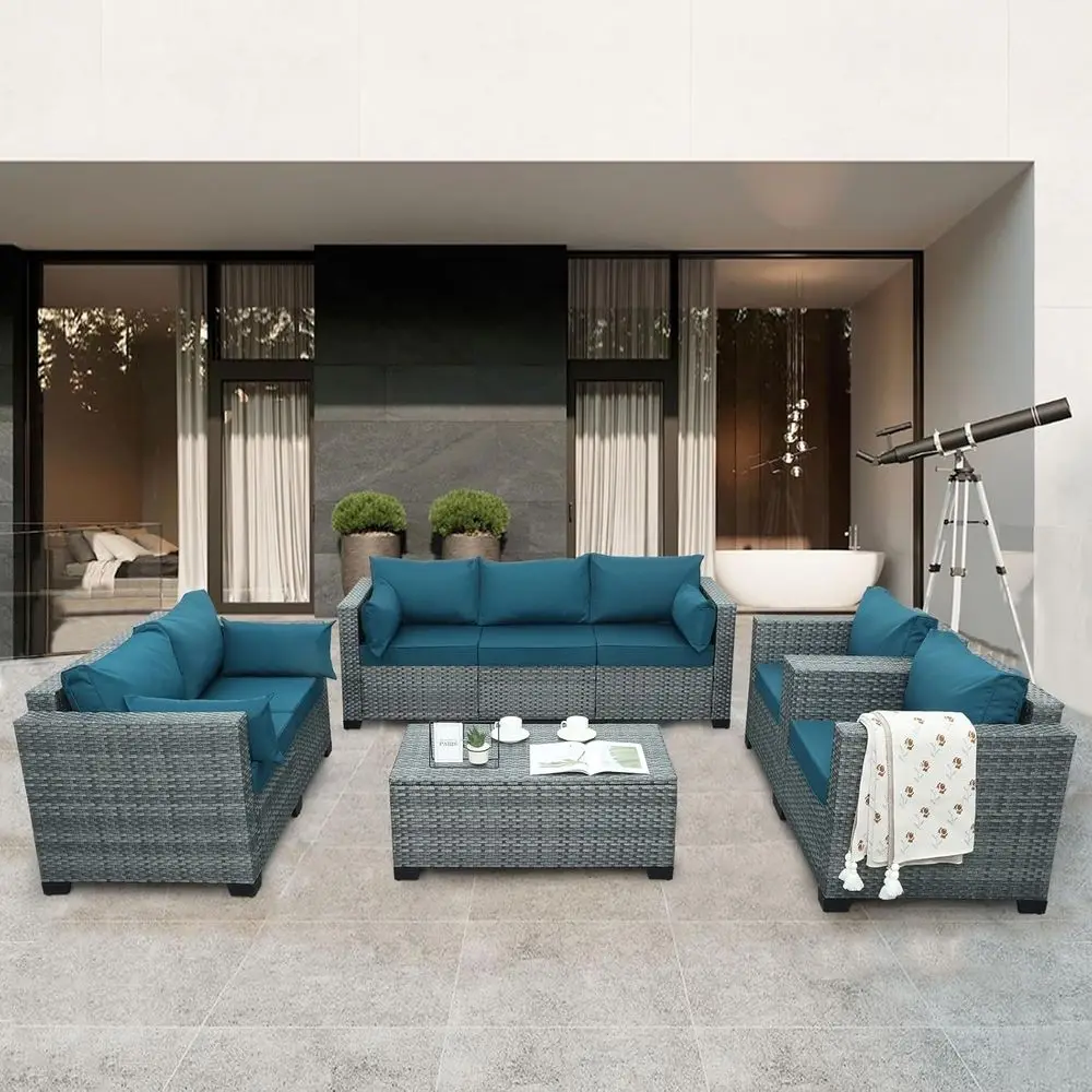 5-teiliges Gartenmöbel-Set aus – Outdoor Furniture With Storage For Cushions Bewertung und Preis