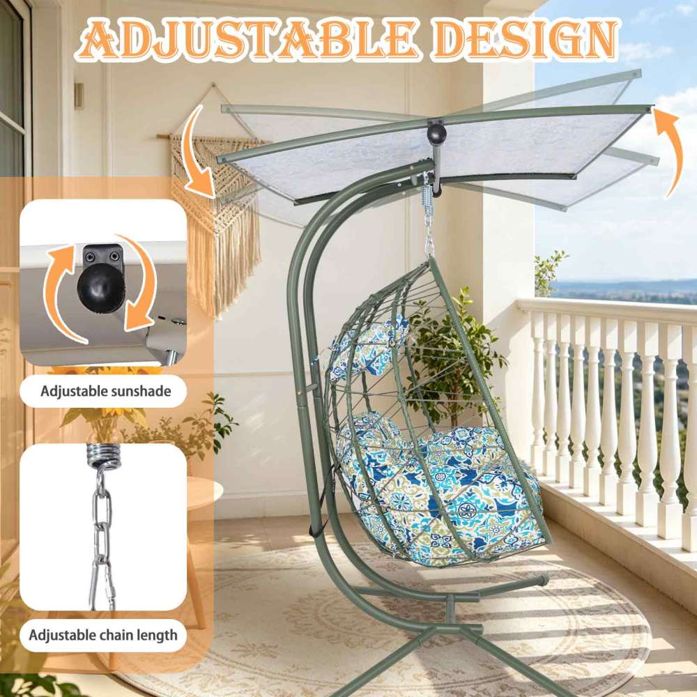 2-Personen Hängesessel aus Kor – Hanging Egg Chair Bewertung und Preis