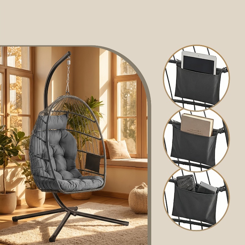 Hängesessel mit Ständer – Falt – Hanging Egg Chair Bewertung und Preis