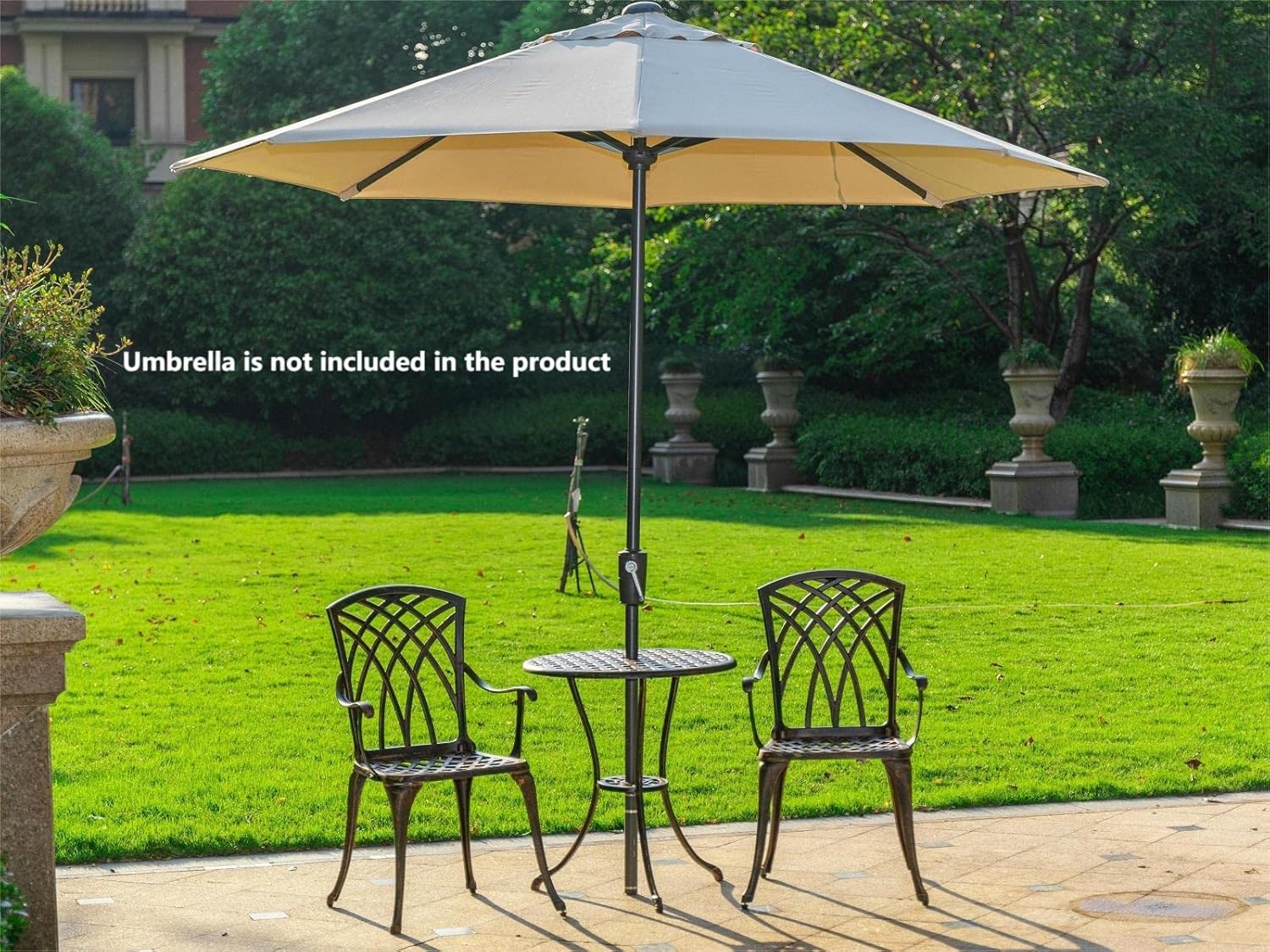 Bronzefarbenes, rostbeständige – Bistro Table Set Bewertung und Preis