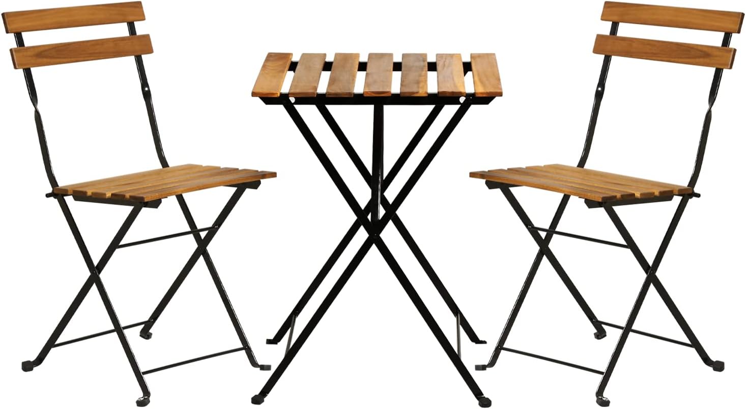 3-teiliges klappbares Bistro-S – Bistro Table Set Bewertung und Preis