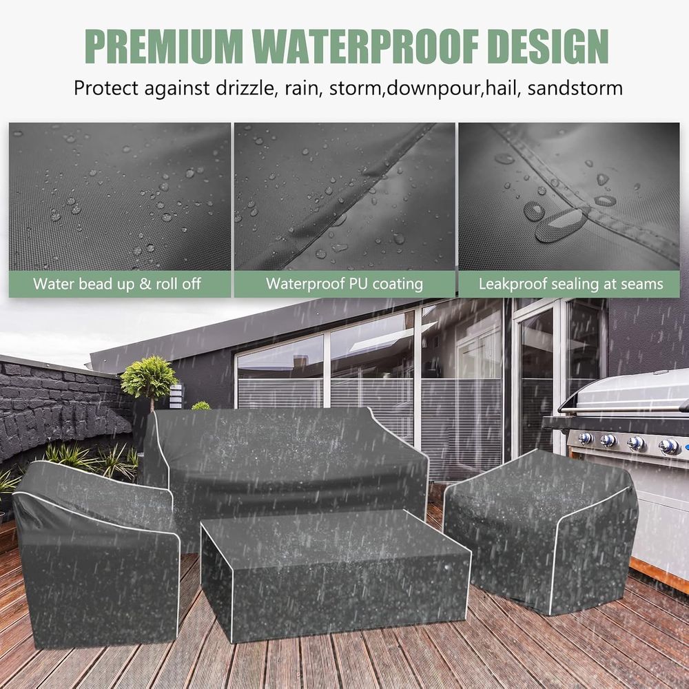Gartenmöbel-Abdeckungen, 4-tei – Outdoor Furniture In Bewertung und Preis