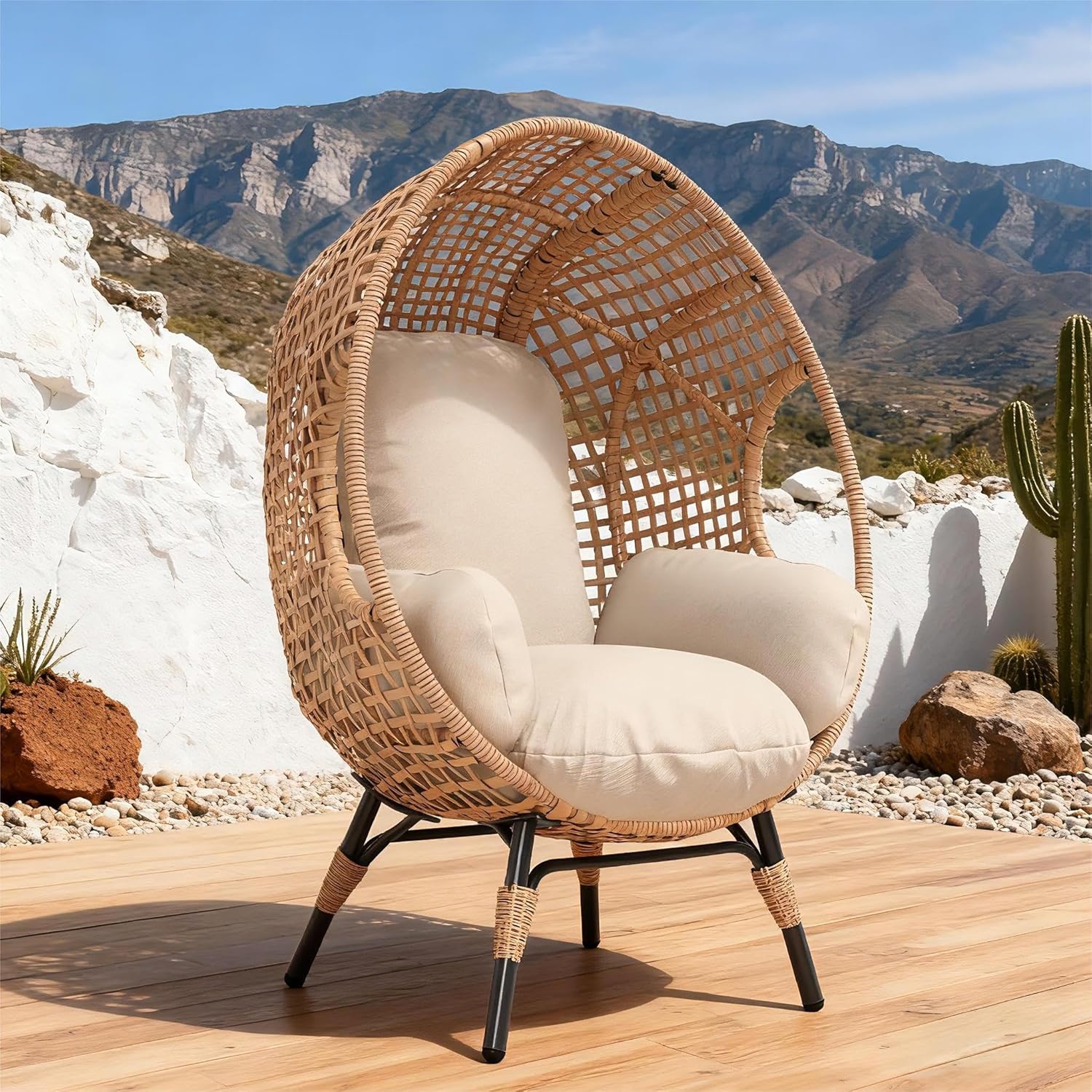 Eleganter Hängesessel mit Boge – Hanging Egg Chair Bewertung und Preis