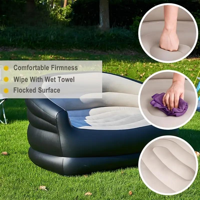 Tragbares aufblasbares Bett fü – Outdoor Furniture Lounge Bewertung und Preis