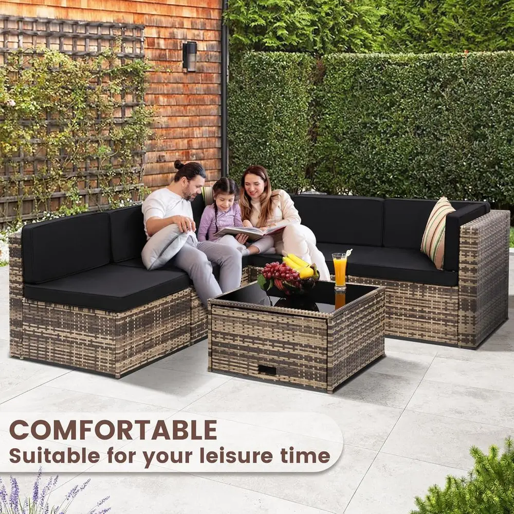 8-teiliges Gartenmöbel-Set aus – Outdoor Furniture With Storage For Cushions Bewertung und Preis