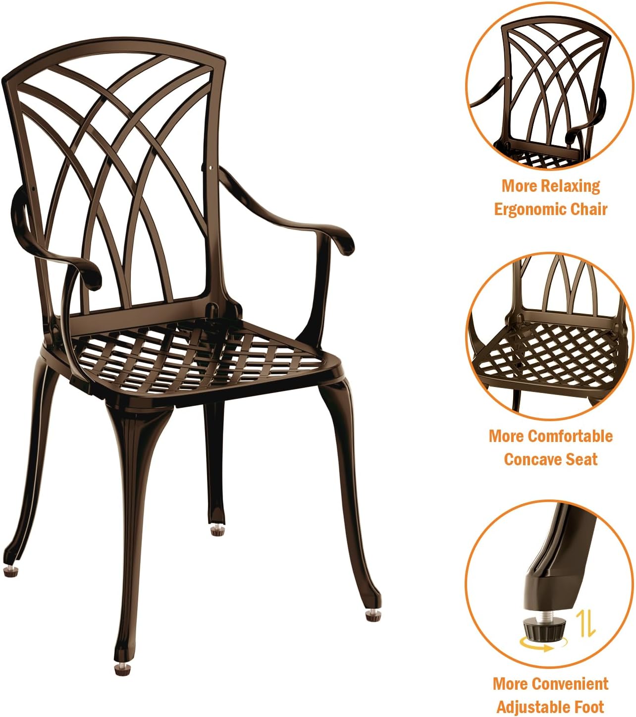 3-teiliges rostfreies Bistro-S – Bistro Table Set Bewertung und Preis