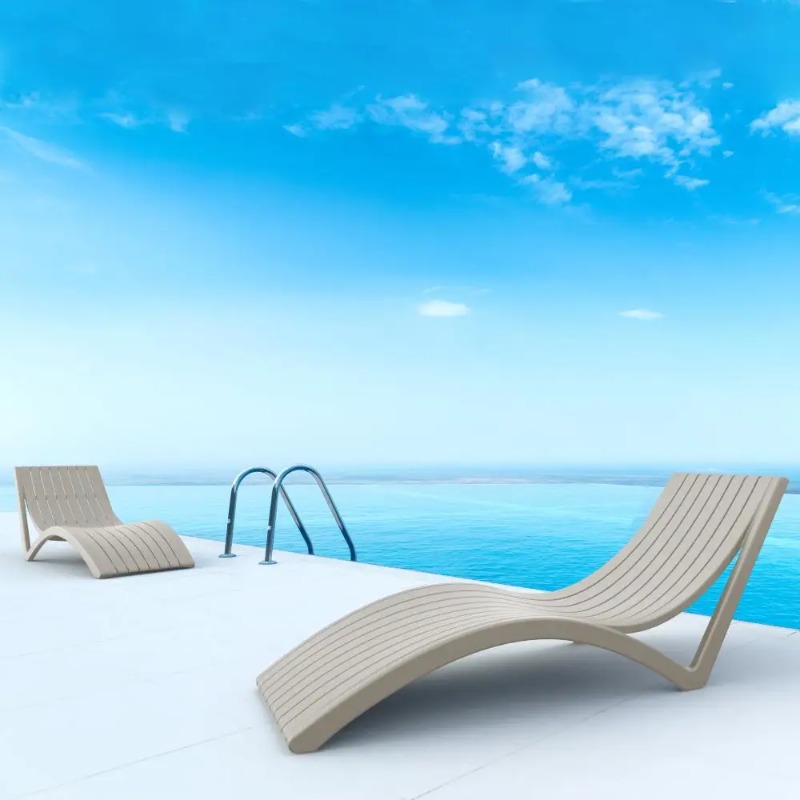 Sonnenliege aus FRP-Fiberglas, – Outdoor Furniture Spain Bewertung und Preis