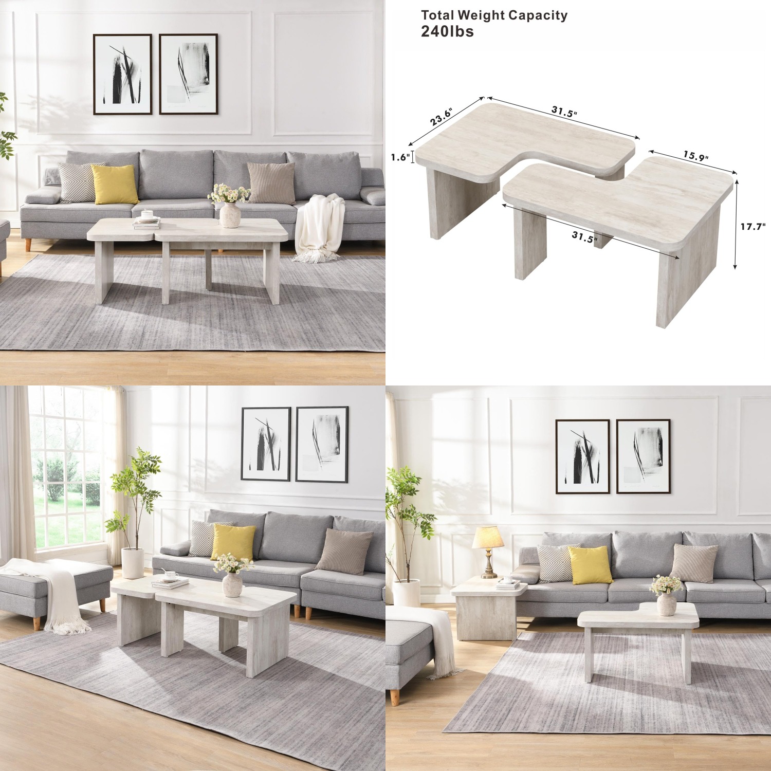 Rechteckiger Abnehmbarer Holz- – Outdoor Furniture L Shape Bewertung und Preis