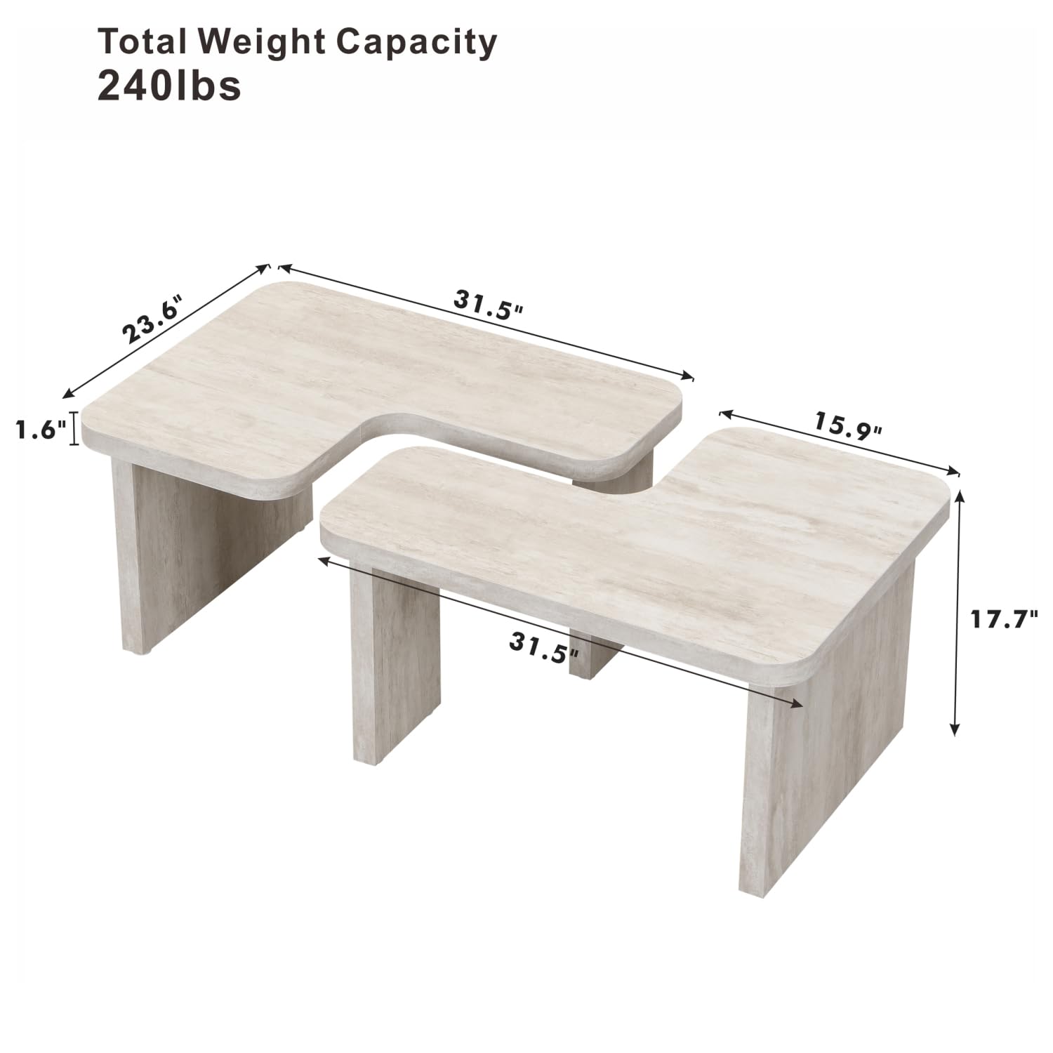 Rechteckiger Abnehmbarer Holz- – Outdoor Furniture L Shape Bewertung und Preis