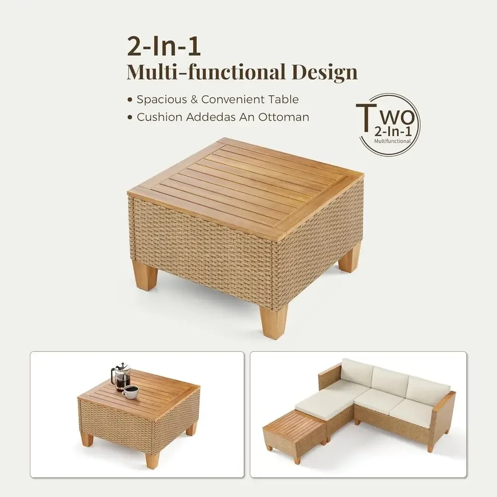 3-teiliges Outdoor-Gartenmöbel – Outdoor Furniture L Shape Bewertung und Preis