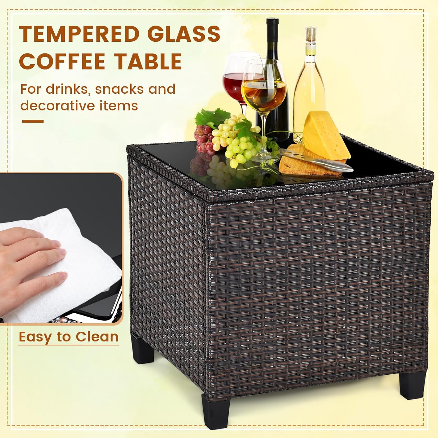 Marineblaues 3-teiliges Bistro – Bistro Table Set Bewertung und Preis
